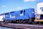 CR, Conrail 6998 one of only two SD7s on the roster, working at Allentown, Pennsylvania. October 6, 1979